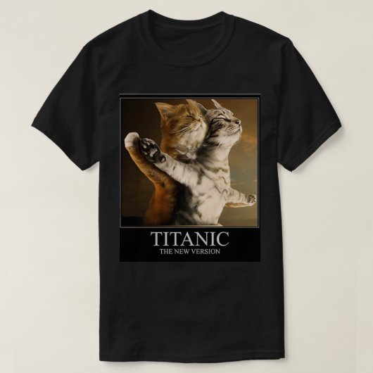 Titanic Cats Essential T-shirt (Design voorkant)