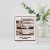 Titanic Centennial Memorial 1912-2012 Briefkaart (Staand voorkant)
