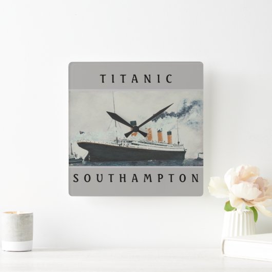 TITANIC Clock Vierkante Klok (Huis)