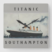 TITANIC Clock Vierkante Klok (Voorkant)