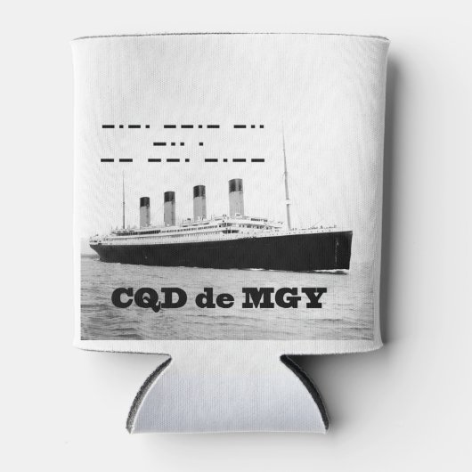 Titanic CQD de MGY Wireless Distress Signal Blikjeskoeler (Voorkant)