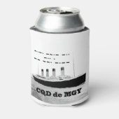 Titanic CQD de MGY Wireless Distress Signal Blikjeskoeler (Blikje Achterkant)