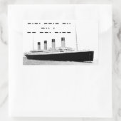 Titanic CQD de MGY Wireless Distress Signal Rechthoekige Sticker (Tas)