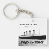 Titanic CQD de MGY Wireless Distress Signal Sleutelhanger (voorkant)