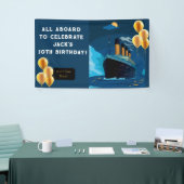 Titanic Cruise Liner Birthday Banner (Beurs)