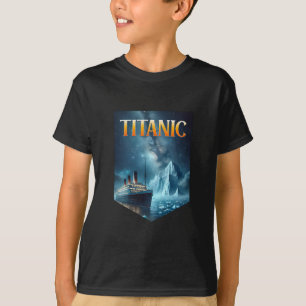 Titanic Cruise Schip Ijsberg 1912 Rms Reis Mannen T-shirt