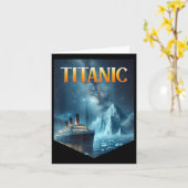 Titanic Cruise Ship Iceberg 1912 RMS Voyage Mannen Kaart (Gele Bloem)