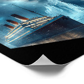 Titanic Cruise Ship Iceberg 1912 Rms Voyage Men Wo Poster (Hoek)