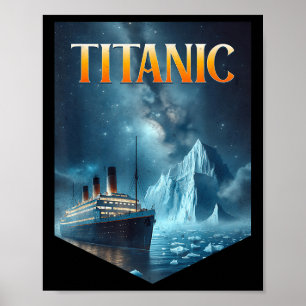 Titanic Cruiseschip Ijsberg 1912 Rms Reis Mannen V Poster