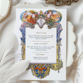 Titanic Cunard-White Star Line Menu Kaart