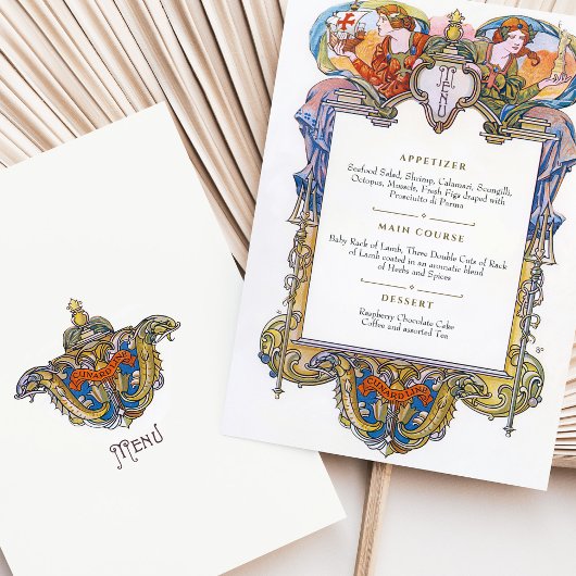 Titanic Cunard-White Star Line Menu Kaart