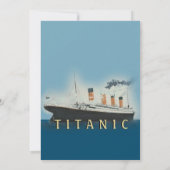 Titanic Dinner Party Invitation Kaart (Achterkant)