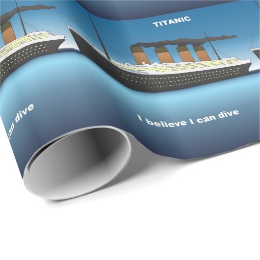 Titanic dive cadeaupapier (Rol Hoek)