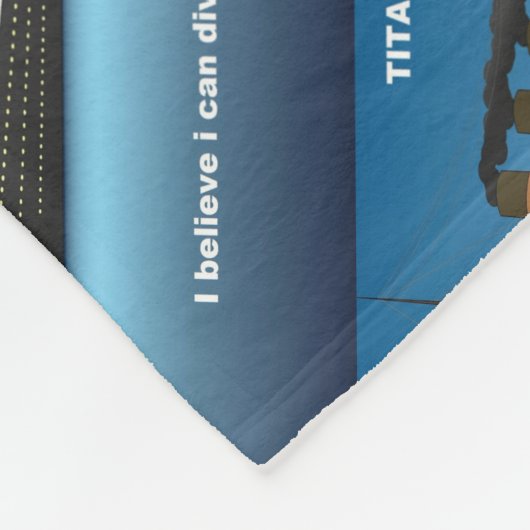Titanic dive fleece deken (Hoek)