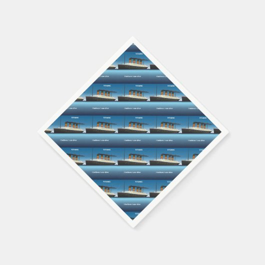 Titanic dive servetten (Hoek)