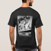 Titanic: Epic Romance Afloat T-shirt (Achterkant)