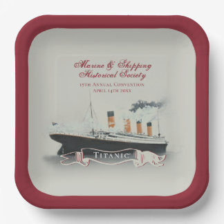 Titanic Event Papieren Bordje