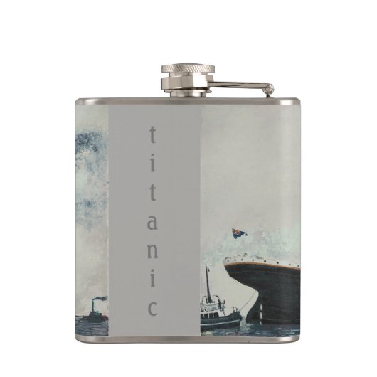 TITANIC FLASK! HEUPFLES (Achterkant)