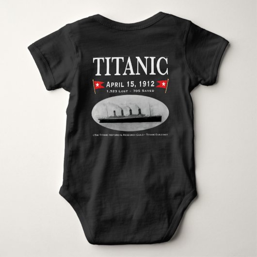 Titanic Ghost Ship Baby Bodysuit (Achterkant)