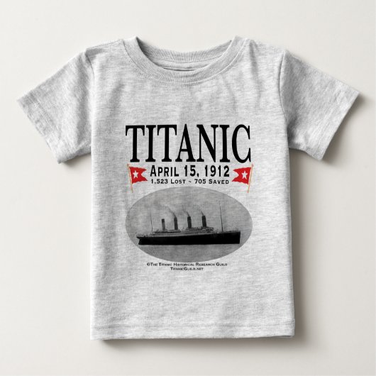 Titanic Ghost Ship Baby T-Shirt (Voorkant)