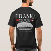 Titanic Ghost Ship Basic Dark T-Shirt (Achterkant)