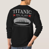 Titanic Ghost Ship Basic Long Meve (donker) T-shirt (Achterkant)