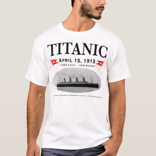 Titanic Ghost Ship Basic T-shirt (Voorkant)