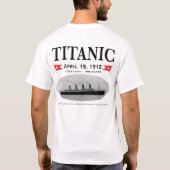 Titanic Ghost Ship Basic T-shirt (Achterkant)