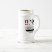 Titanic Ghost Ship Beer Stein (wit) Bierpul (Voorkant rechts)