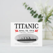 Titanic Ghost Ship Briefkaart (Staand voorkant)