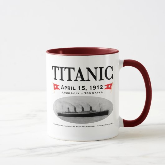 Titanic Ghost Ship Coffee Mugs, Steins, Drinkware Mok (Rechts)