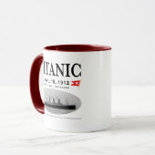 Titanic Ghost Ship Coffee Mugs, Steins, Drinkware Mok (Voorkant links)