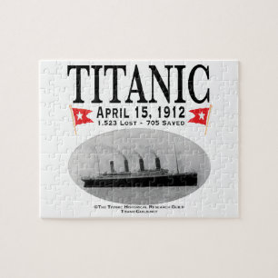 Titanic Ghost Ship Jigzaag Puzzle (wit) Legpuzzel