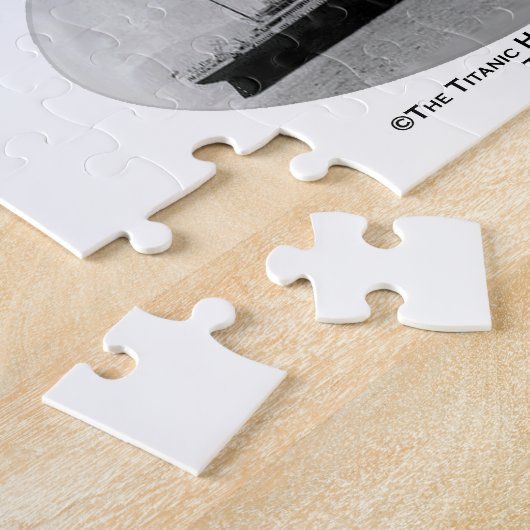 Titanic Ghost Ship Jigzaag Puzzle (wit) Legpuzzel (Zijkant)