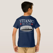 Titanic Ghost Ship Kinder Dark T-Shirt (Achterkant volledig)