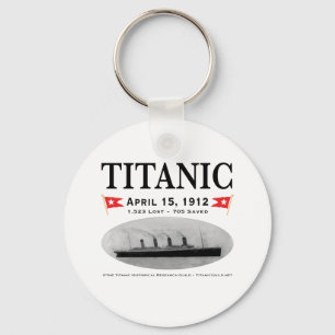 Titanic Ghost Ship Sleutelhanger (Round)