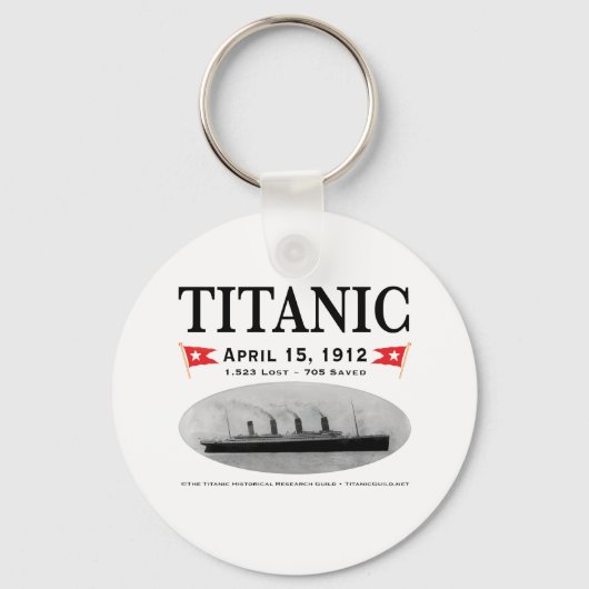 Titanic Ghost Ship Sleutelhanger (Round) (Voorkant)
