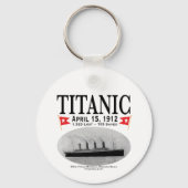 Titanic Ghost Ship Sleutelhanger (wit) (Voorkant)