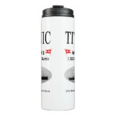 Titanic Ghost Ship Thermal Tumbler Thermosbeker (Voorkant)