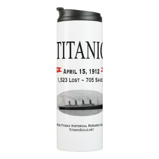 Titanic Ghost Ship Thermal Tumbler Thermosbeker (Geroteerd rechts)