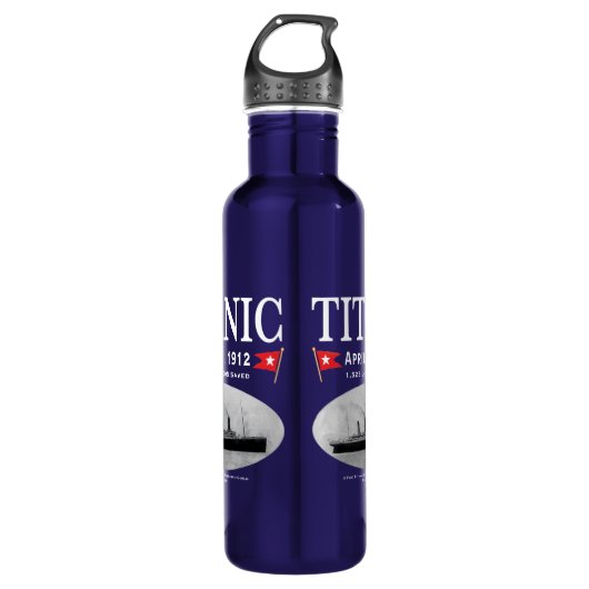Titanic Ghost Ship Water Bottle Waterfles (Voorkant)
