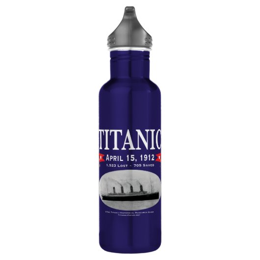 Titanic Ghost Ship Water Bottle Waterfles (Rechts)