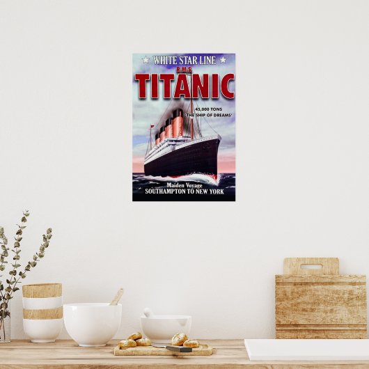 TITANIC ... het droomschip Poster (Keuken)