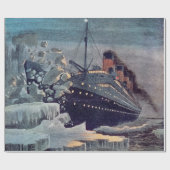 Titanic Hits Iceberg Cadeaupapier (Vlak)