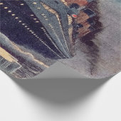 Titanic Hits Iceberg Cadeaupapier (Hoek)