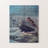 Titanic Hits Iceberg Legpuzzel (Verticaal)