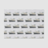 Titanic Iceberg Grey Decoupage Ship Tissuepapier (Voorkant)
