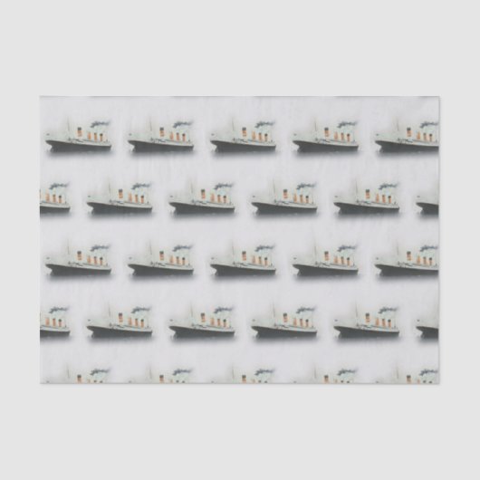 Titanic Iceberg Grey Decoupage Ship Tissuepapier (Voorkant)