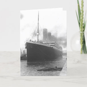 Titanic in de dokken van Southampton Kaart