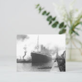 Titanic in de haven van Southampton Briefkaart (Staand voorkant)